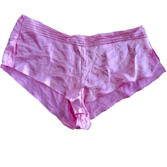 Victoria's Secret Other - Md NWT Y2k VTG Victorias Secret 04 Silk Satin Hipster Panties Pink Coquette Rare